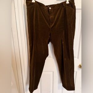 J. Jill Women's Corduroy Pants in Deep Brown
